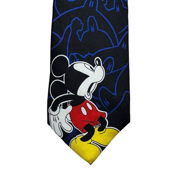 Silk Men's Balancine The Tie Works Blue Ghosts Disney Mickey Mouse - Picture 1 of 5